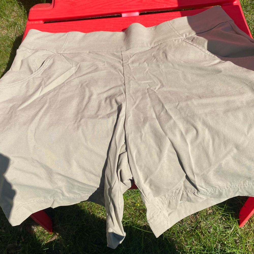 Tan shorts - Columbia shorts - light weight.